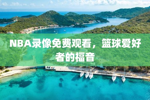 NBA录像免费观看，篮球爱好者的福音