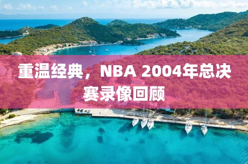 重温经典，NBA 2004年总决赛录像回顾