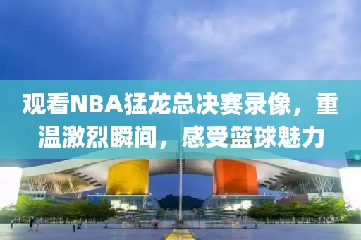 观看NBA猛龙总决赛录像，重温激烈瞬间，感受篮球魅力