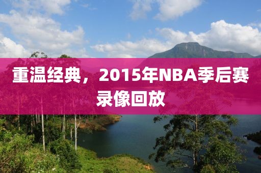 重温经典，2015年NBA季后赛录像回放