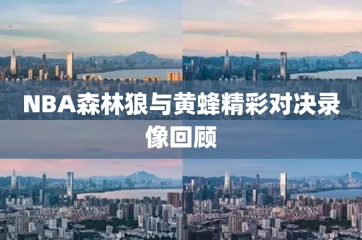 NBA森林狼与黄蜂精彩对决录像回顾