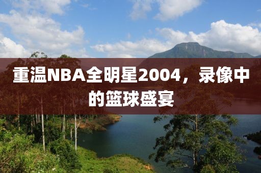重温NBA全明星2004，录像中的篮球盛宴